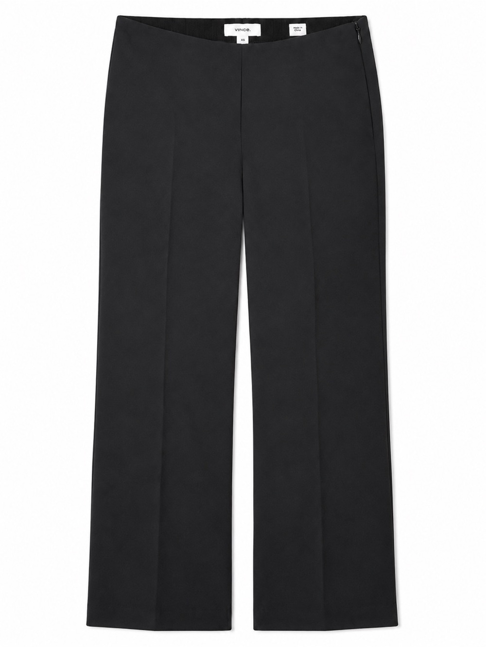 Vince Women’s Black Straight Leg Pull On Dress Pants. Size: Xtra Small